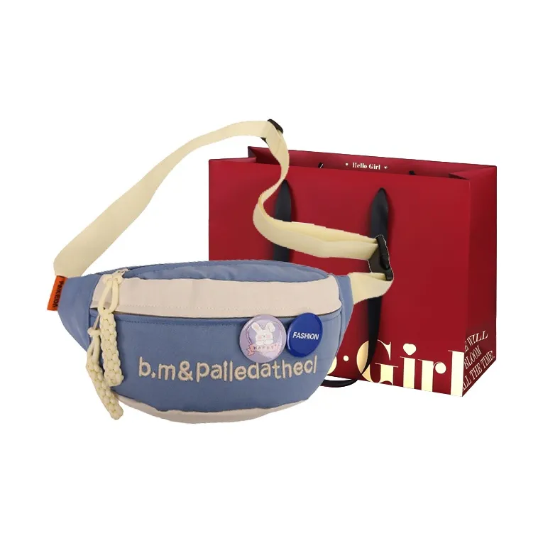 GOX Oxford Sling Bag Regular Unisex White & Red/White & Pink/White & Green/White & Blue/White/Black/Red-18