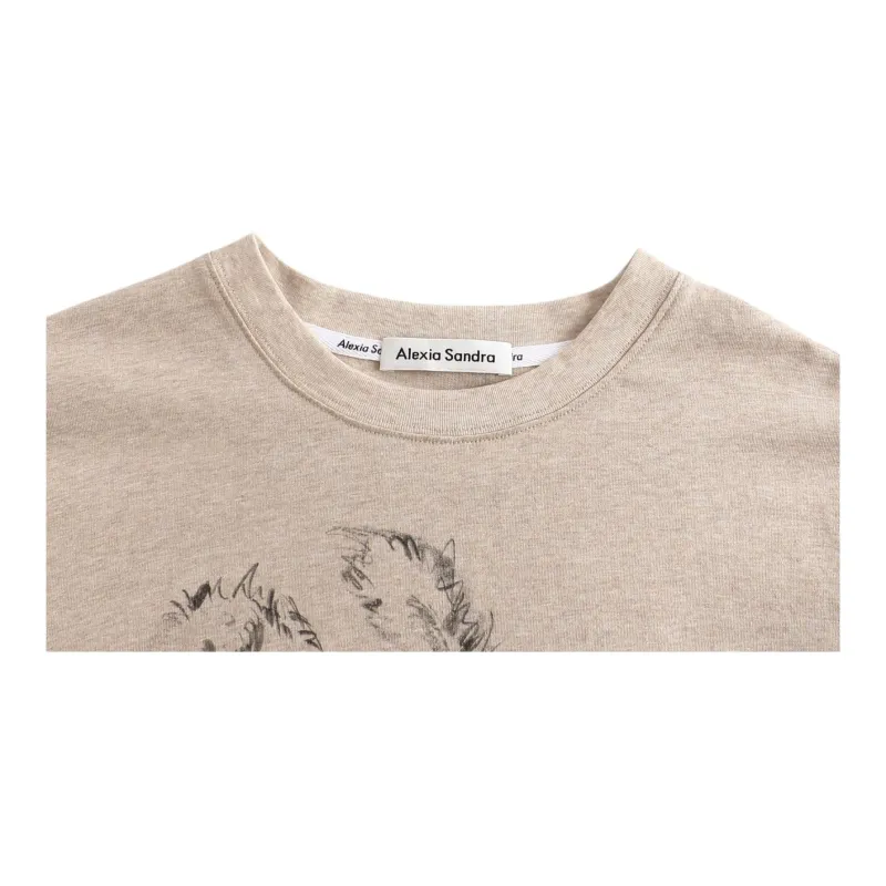 Alexia Sandra Fairy Tale Series Sweatshirt Unisex Khaki-2