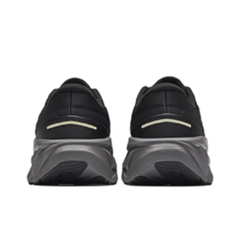 Anta Travel Cushioned Slip-Resistant Low-Top Running Shoes Men's Black Yellow-2