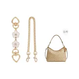 Coach Straight Gold Cherry Blossom 16cm+Decorative Chain Puppy Buckle 45cm