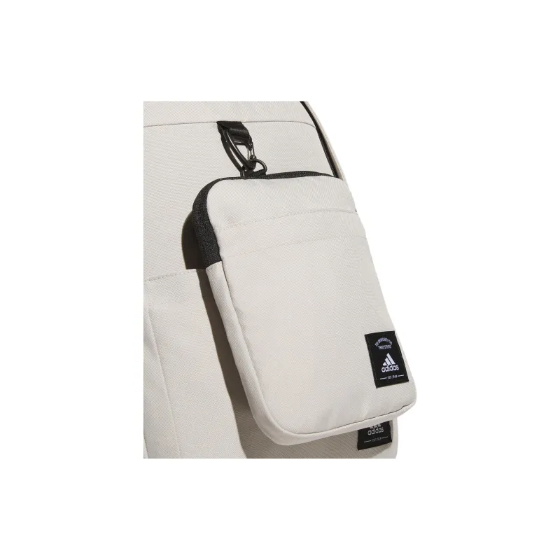 Adidas Fabric Backpack Unisex Light Gray-4