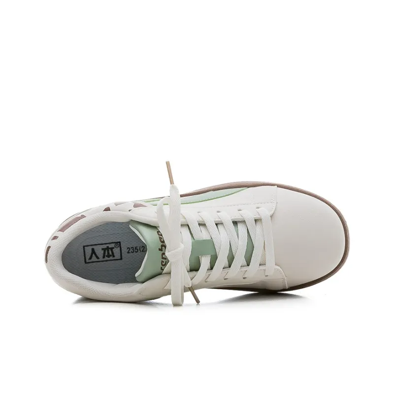 RENBEN Wear-resistant And Lightweight Low-Top Skateboard Shoes Women's-3