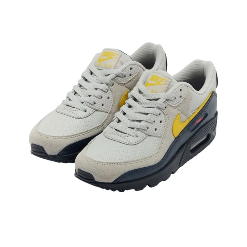 Nike Air Max 90 Anti Slip Wear Resistant Low Top Casual Running Shoes Unisex Gray Black-1