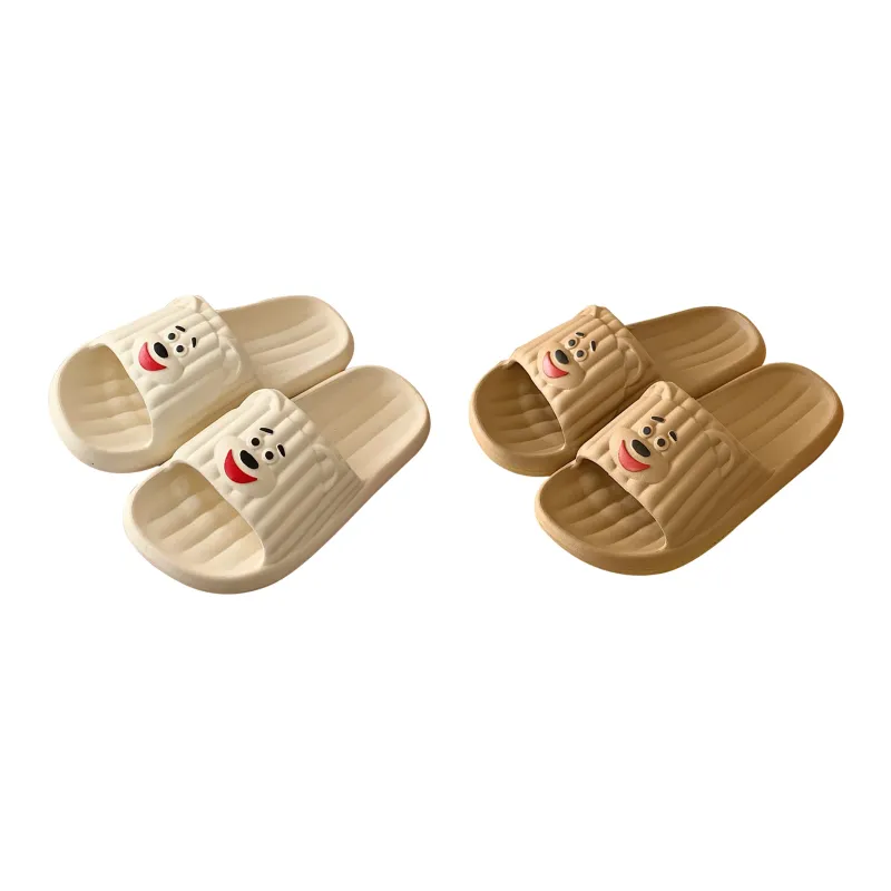 Thin Strips Sandal Slippers Unisex, Cream White-13