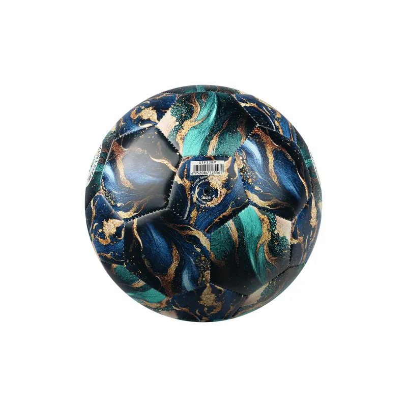 ProSelect Size 5 Soccer PU Machine Stitched Soccer Ball Unisex Gilded Blue-4