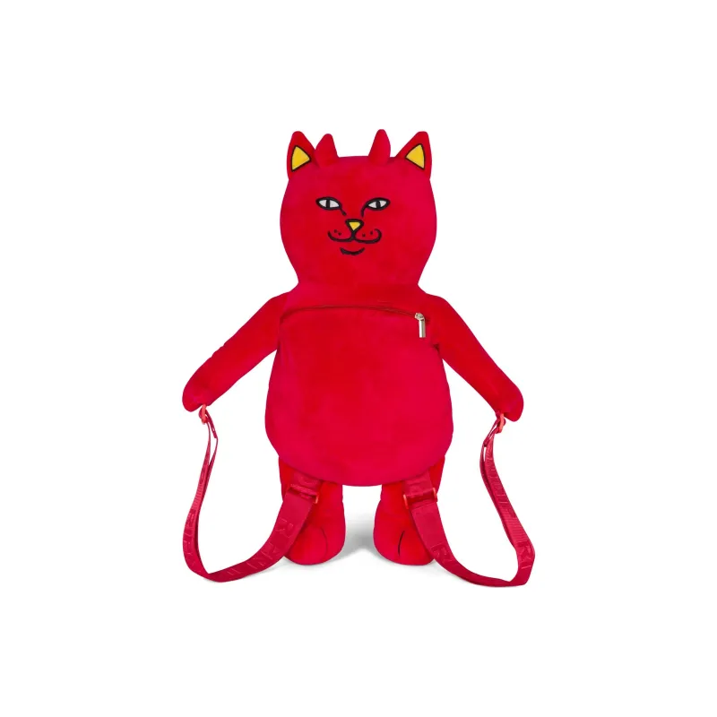 RIPNDIP Plush Backpack Regular Women's Red-0