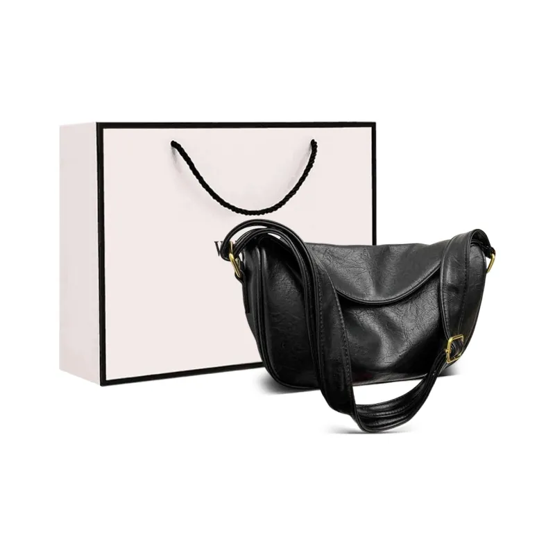 VINEY Synthetic Leather Shoulder Bag Crossbody Bag Dumpling Bag Regular Women's Coffee-6