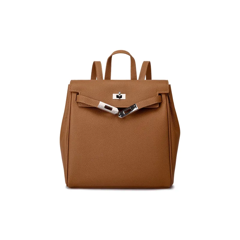 FAIRWHALE PU Backpack Regular Women's Black/Brown/Ebony-7