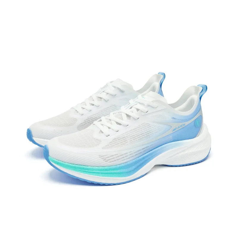QIAODAN Cushioning Anti-Slip And Wear-Resistant Low-Top Casual Running Shoes Men's Jordan White Fresh Blue-2
