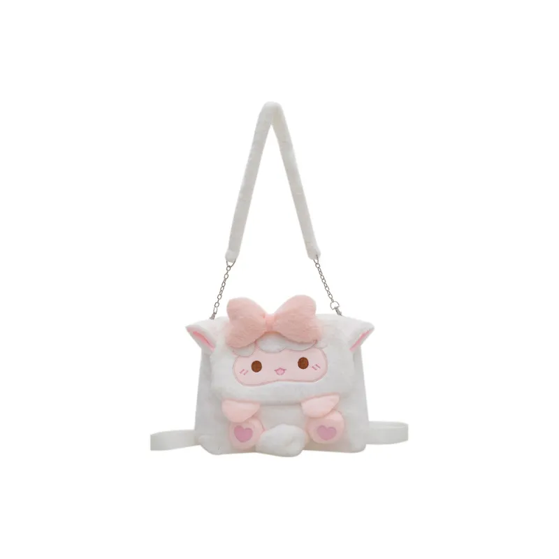Yalu Plush Shoulder Bag Backpack Regular Women's Penguin/Sheep-4