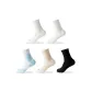 2 White+White Blue+Beige+Black[5 Pack]