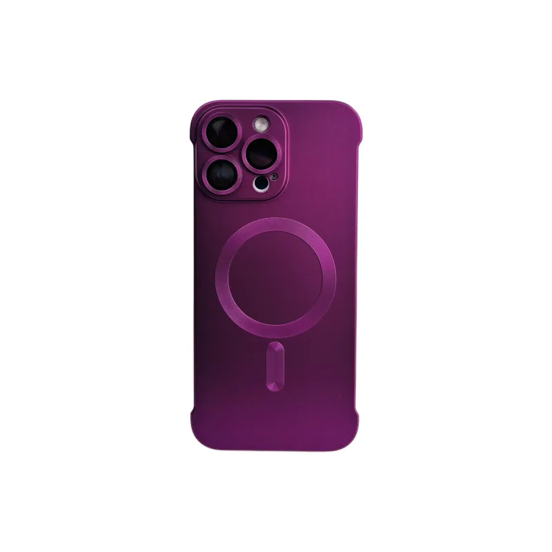 Wei Xin Acrylic Material Magnetic Bezel less Phone Cases Compatible With IPhone 16/15 Pro Max/Apple 13/14 Pro/Max-12