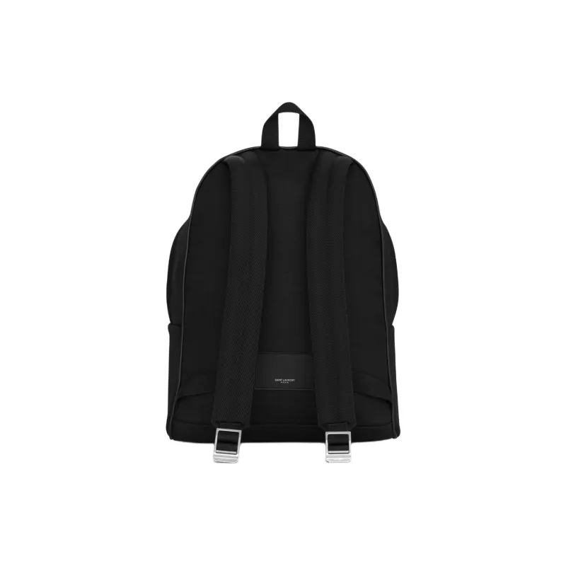 SAINT LAURENT City Fabric Backpack Women's Black-2