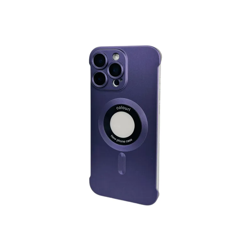 Wei Xin Acrylic Material Frameless Label Magnetic Phone Cases Compatible With IPhone 16/15 Pro Max/Apple 13/14 Pro/Max-5