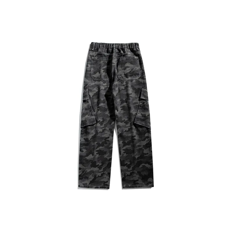 SWISS MILITARY Jeans Unisex Camouflage Gray-1