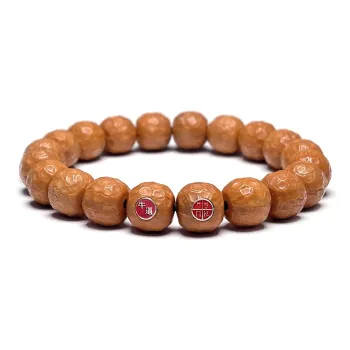MOUNTAINS AND MANS Monkey Head Walnut New Chinese Style Prosperity And Good Luck Beaded Bracelet Unisex