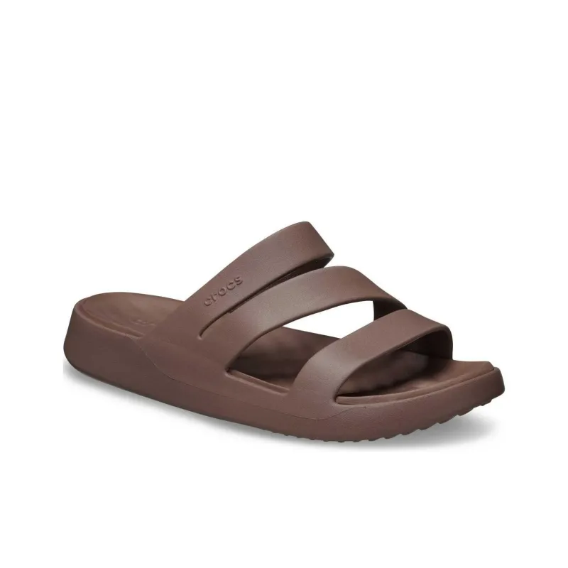 Crocs Slip Resistant Slide Slippers Women's Brown-1