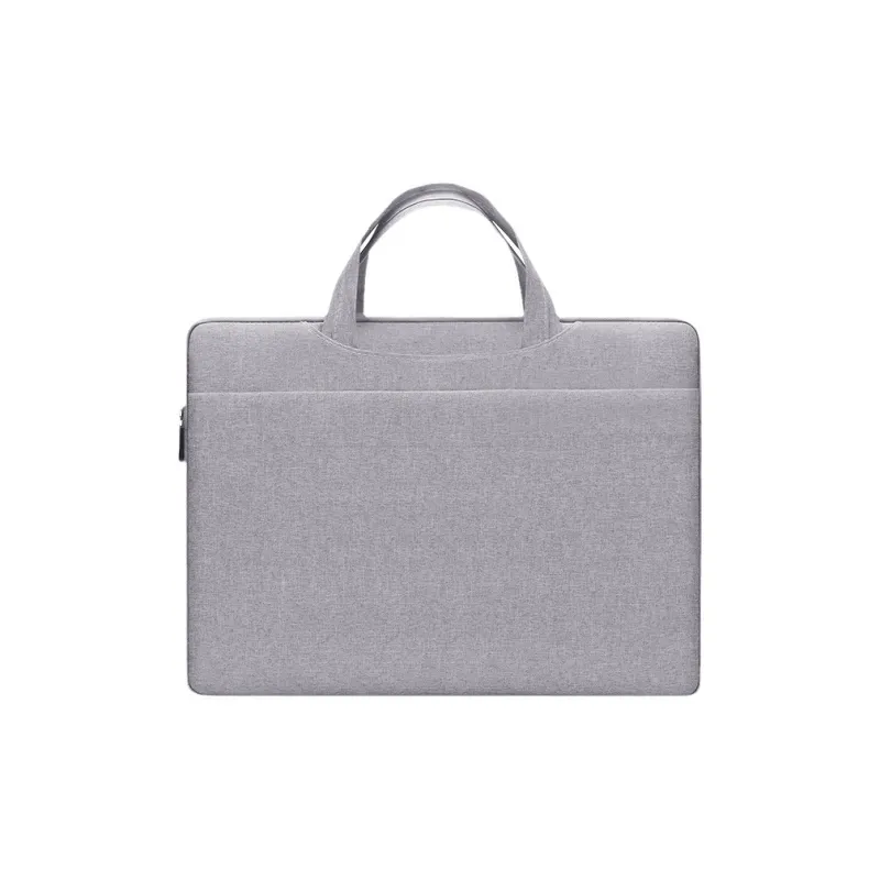 BUBM Ant Fabric Durable Breathable One Shoulder Laptop Bag Unisex Gray/Black-1