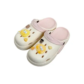 SHIGUDE Slippers Unisex, White+Pink