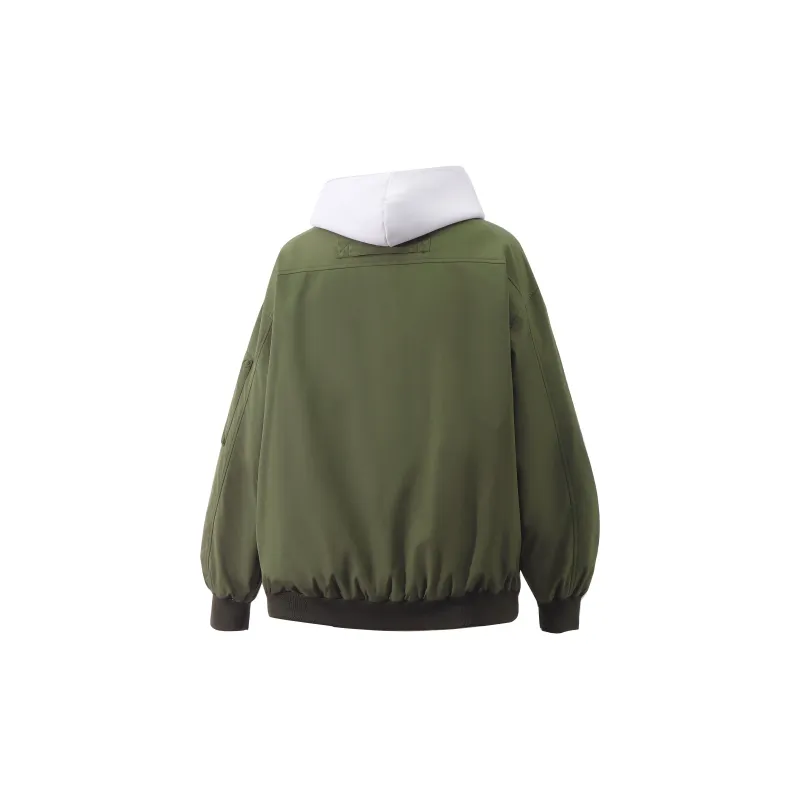 TITH Jackets Coats Unisex Army Green-1