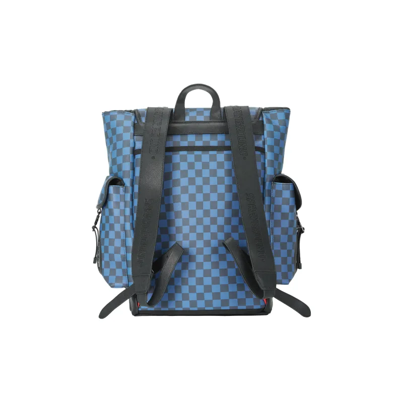 SPRAYGROUND PVC Polyvinyl Chloride Backpack Unisex Medium Blue-4