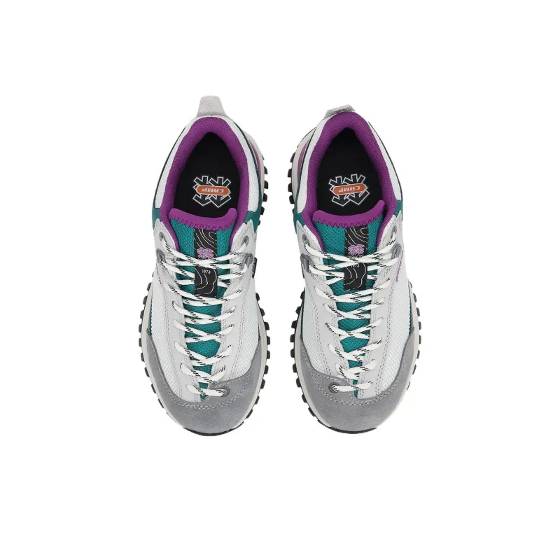 KOLON SPORT Camp Cushioning Wear Resistant Low Top Hiking Shoes Unisex White Gray-2