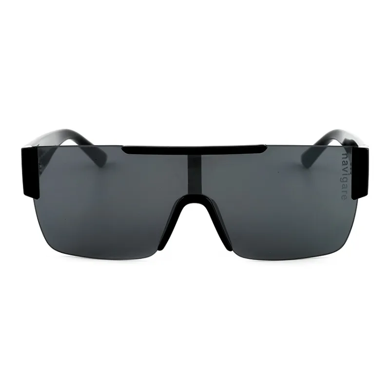 NAVIGARE PC Plate Frame Irregular Shape Sunglasses Unisex-3