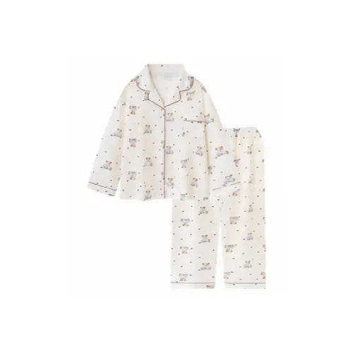 XIAFENYAN Pajama Set Women's Apricot