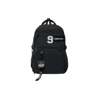 Yalu Oxford Backpack Regular Unisex Black/Dark Gray/Light Gray/Medium Gray