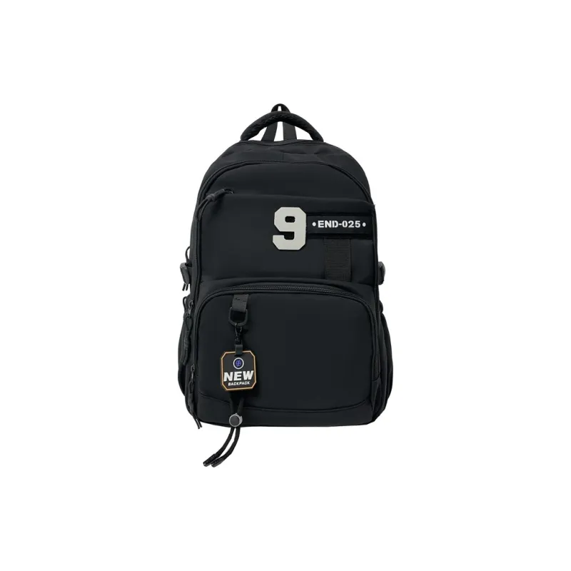 Yalu Oxford Backpack Regular Unisex Black/Dark Gray/Light Gray/Medium Gray-0