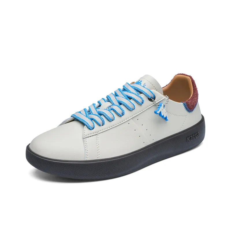Kappa Back to Back Anti Slip Wear Resistant Low Top Skateboard Shoes Women's White Brown-2