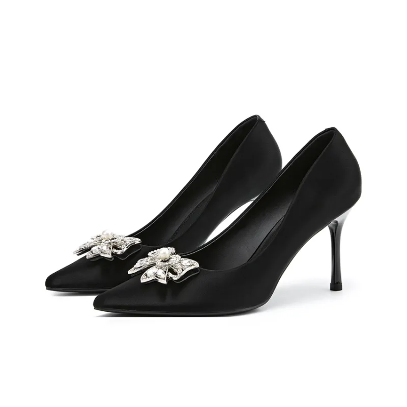 KEKAFU High Heels Women's Champagne/Black-10