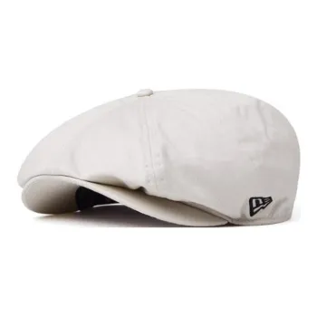 New Era Cotton Berets Unisex White