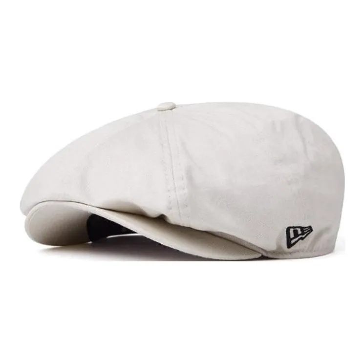 New Era Cotton Berets Unisex White-0