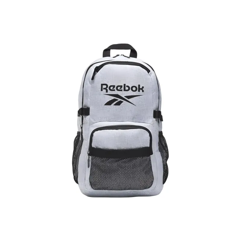 Reebok Polyester Backpack Unisex Gray White-0