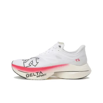 DESCENTE Anti Slip Wear Resistant Low Top Running Shoes Unisex White