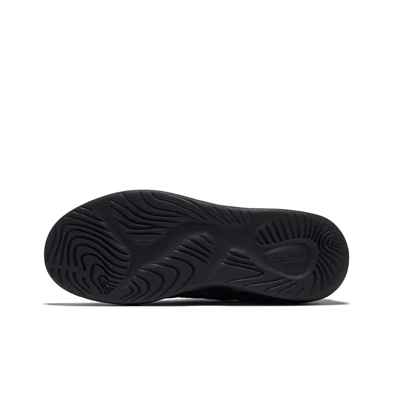 Erke The Clouds Come Wear Resistant Slip Resistant Low Top Skateboard Shoes Men's Jet Black Carbon Gray-4