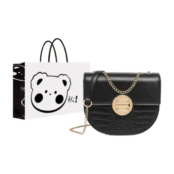 NX DOUGHNUT PU Saddle Bags Shoulder Bags Women's Black/Red