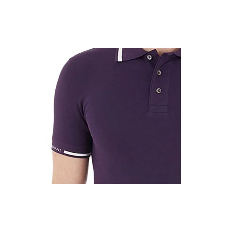 EMPORIO ARMANI SS23 Polo Shirt Men's Purple-4