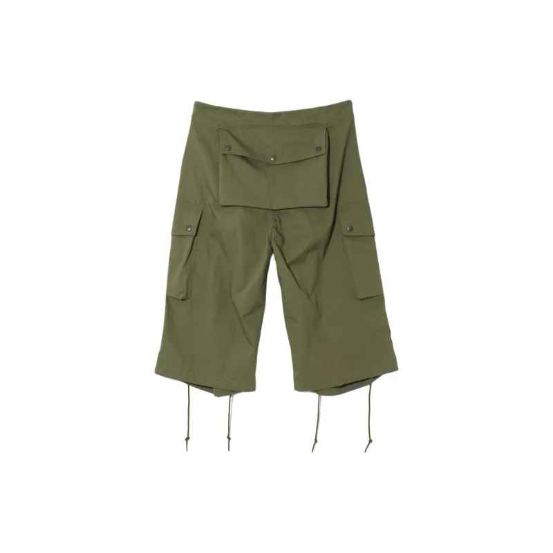 Needles SS25 Cargo Shorts Unisex Olive-1