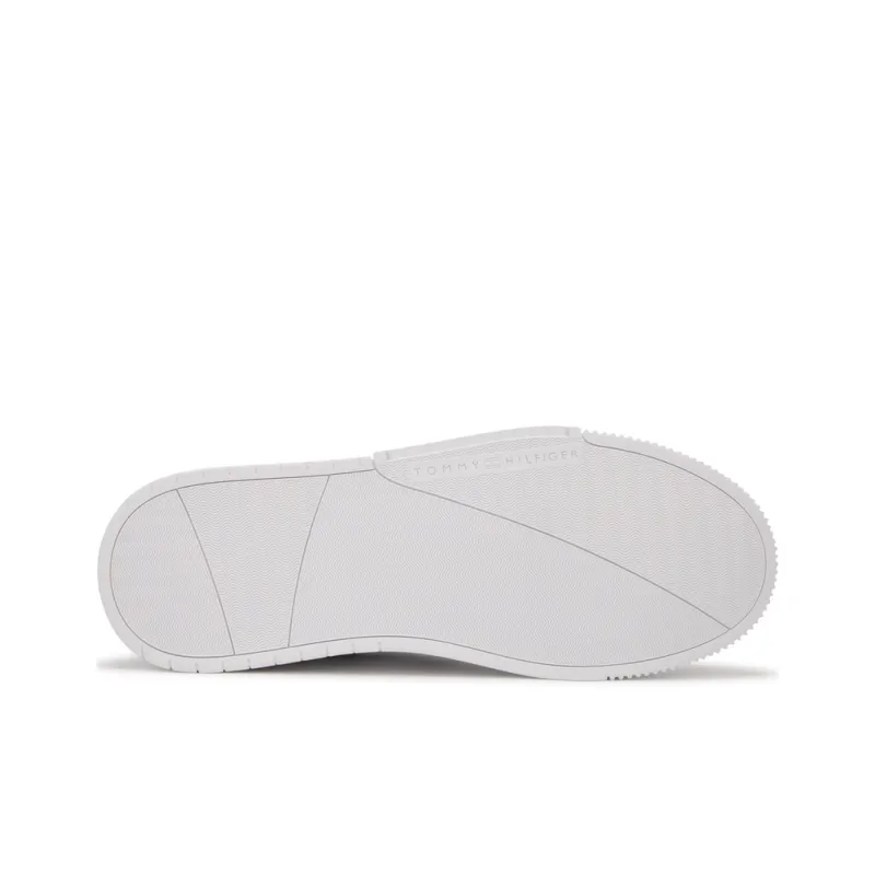 Tommy Hilfiger Leather Logo debossed Sneakers-4