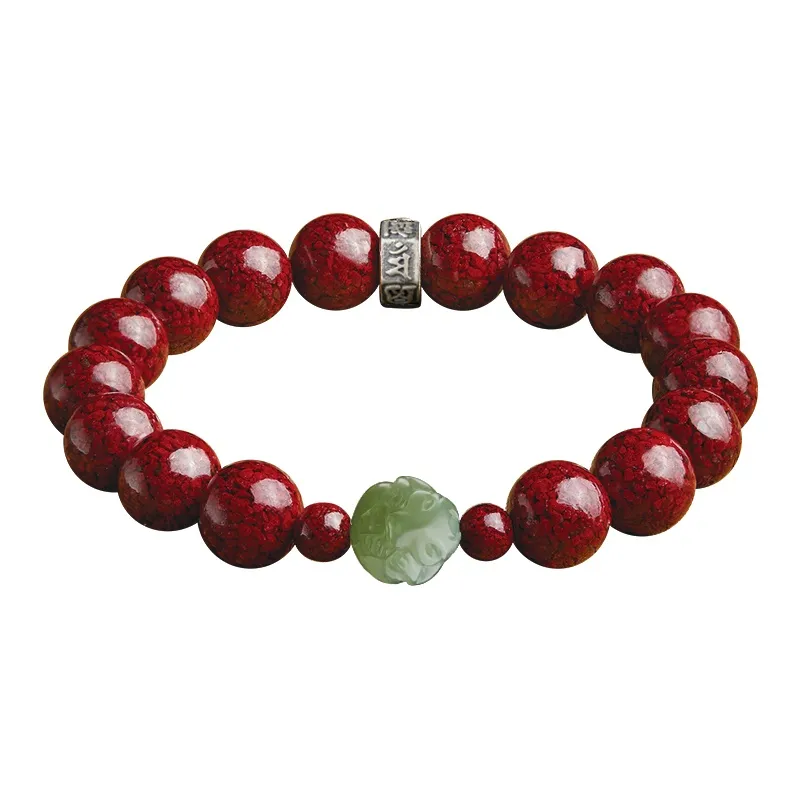 Yi Mingju Cinnabar Bracelets Unisex-8