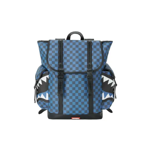 SPRAYGROUND PVC Polyvinyl Chloride Backpack Unisex Medium Blue