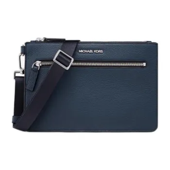 MICHAEL KORS MK Cooper Cow Leather Crossbody Bag Shoulder Bag Men's Navy