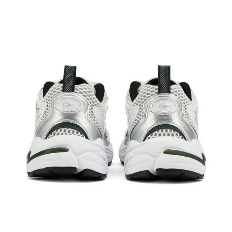 LACOSTE Low Top Casual Shoes Women's White Green-3