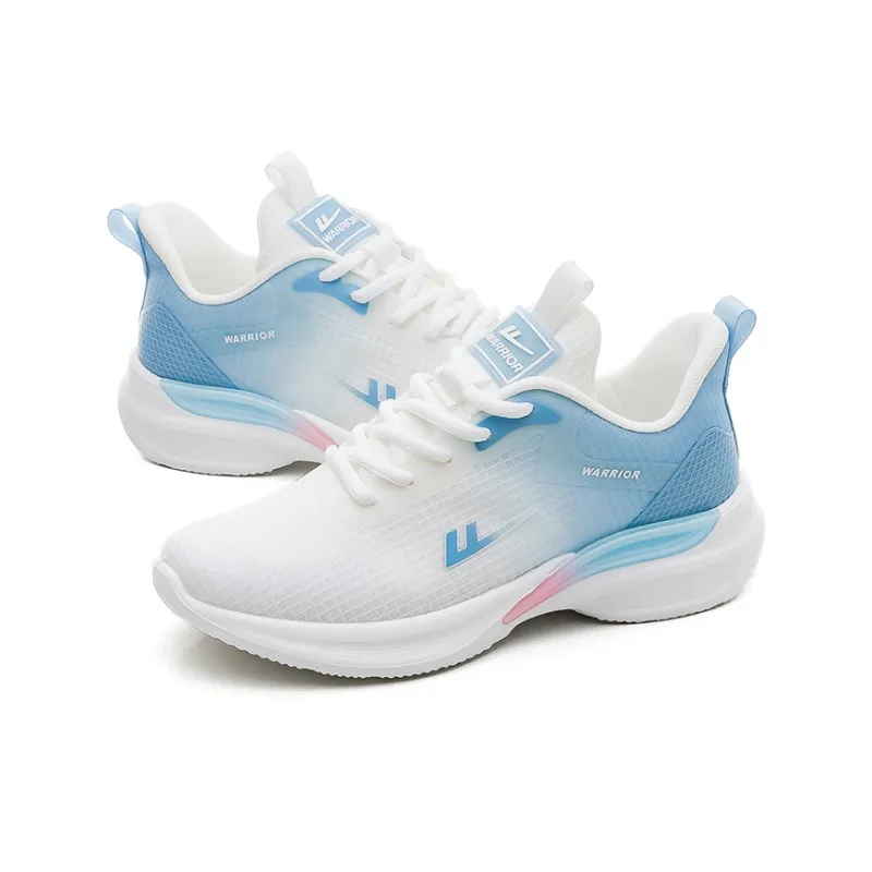 Warrior Cushioned Wear Resistant Lightweight Breathable Low Top Running Shoes Women's-4