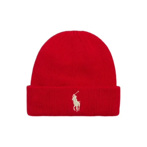 Polo Ralph Lauren Wool Beanies Women's Red