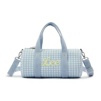 Lee Fabric Shoulder Bag, Crossbody Bag, Handbag Regular Women's Light Blue Plaid
