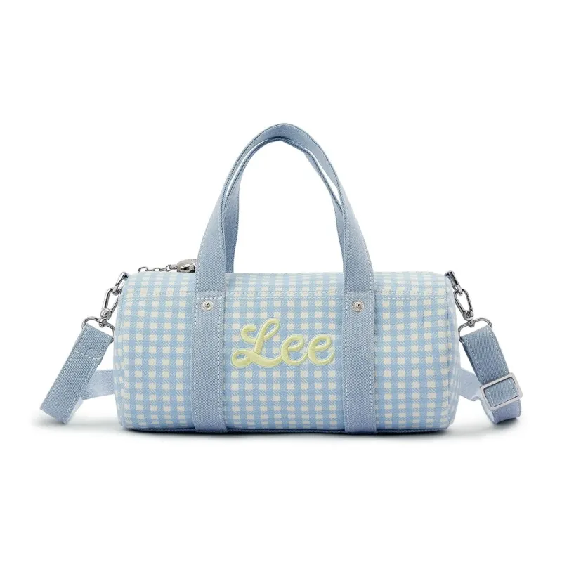 Lee Fabric Shoulder Bag, Crossbody Bag, Handbag Regular Women's Light Blue Plaid-0