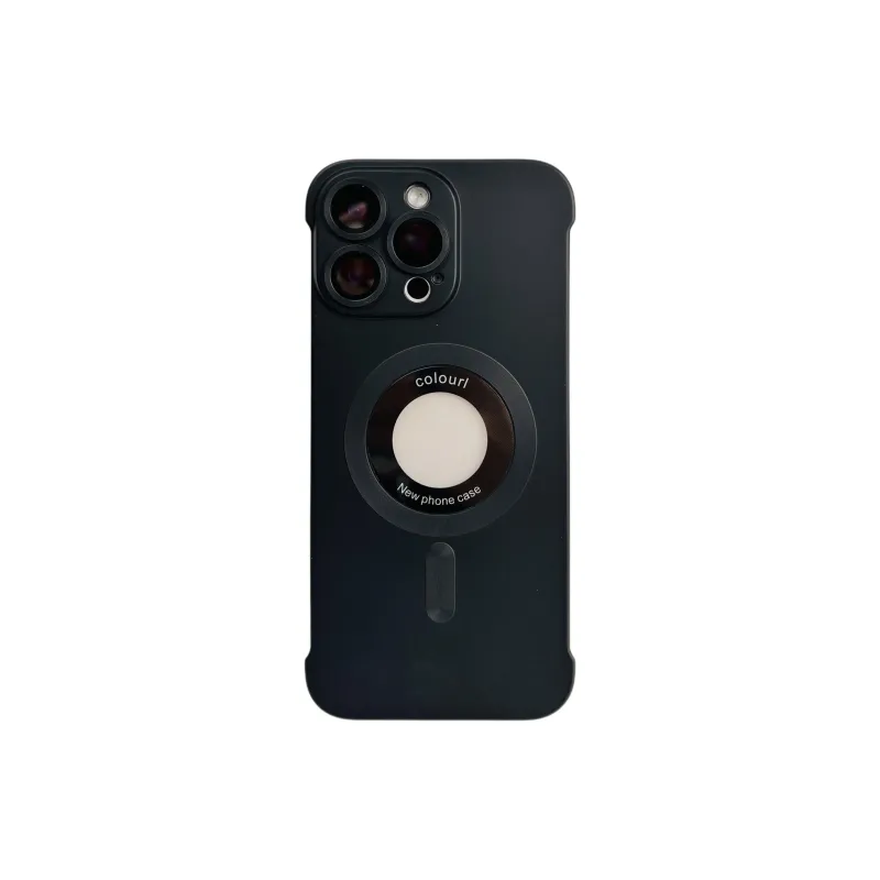 Wei Xin Acrylic Material Frameless Label Magnetic Phone Cases Compatible With IPhone 16/15 Pro Max/Apple 13/14 Pro/Max-9